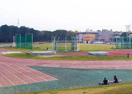 筑波大学陸上競技場の写真
